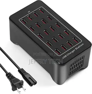 20-Port 100 W(20 A) Multiple Usb Charger Station,Riswojor E