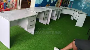1.2m White Study Desk