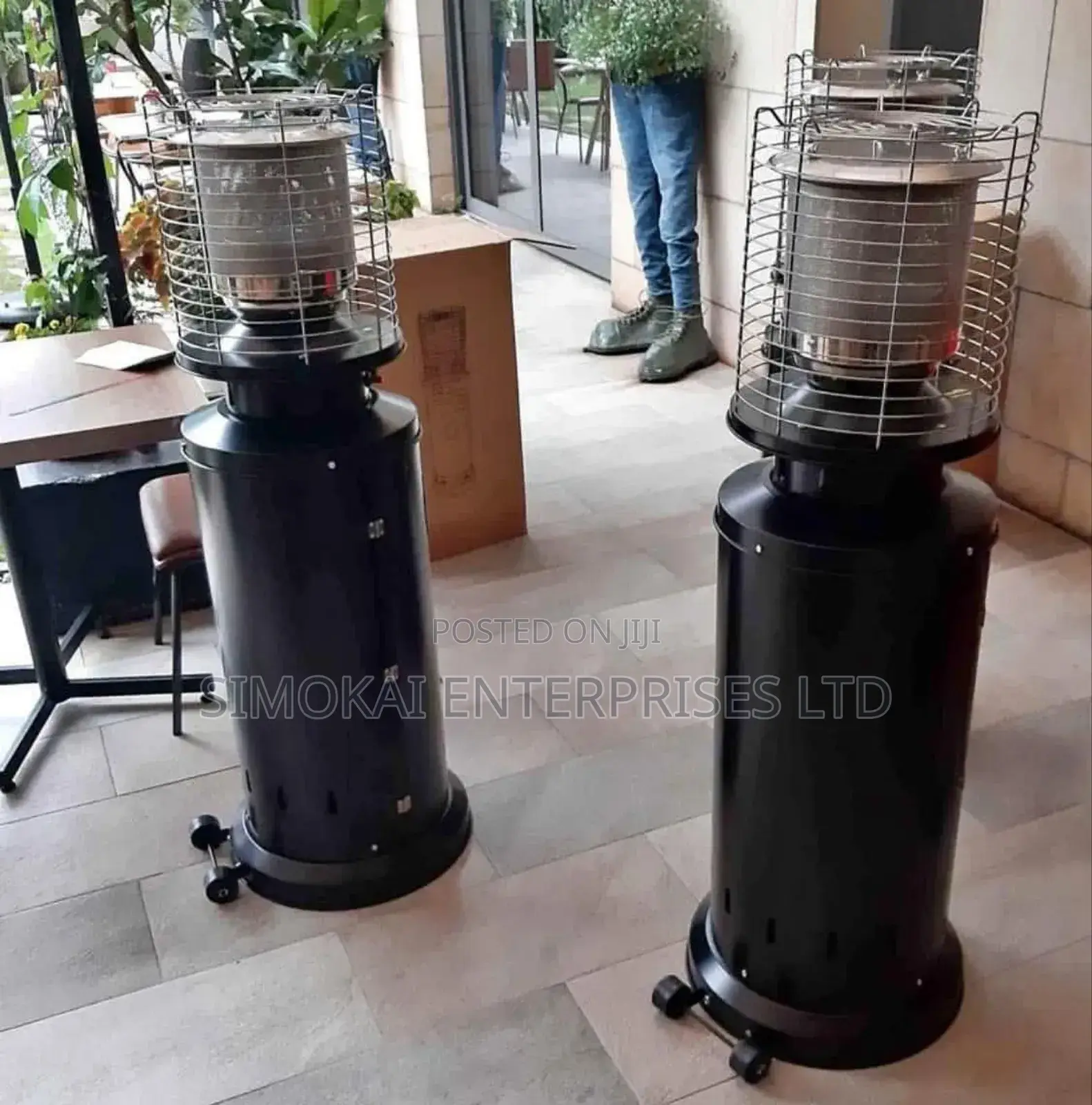 Bullet Size Efficient Gas Patio Heaters 1.3m H