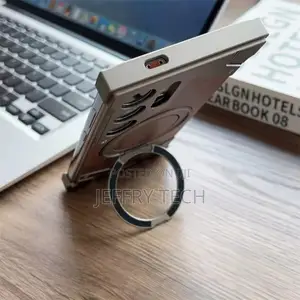 Walnut Wood Metal Case Magnetic Cover for Samsung S24 Ultra