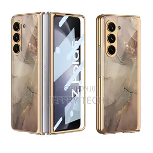 Samsung Galaxy Z Fold 5 5g and Z Fold 6 5g Marble Gold Elect