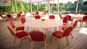 Fabric Beige Banquet Chairs
