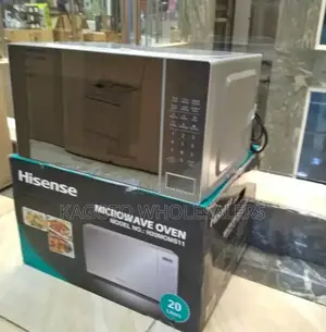 Black Hisense Microwave