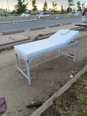 White Plain Foldable Massage Bed ,