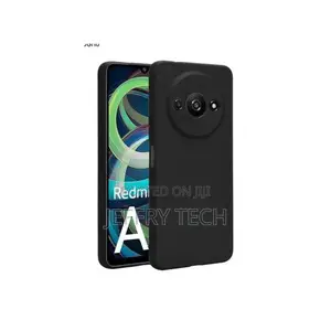Xiaomi Redmi A3 Silicone Case Full Camera Protection Dark Bl