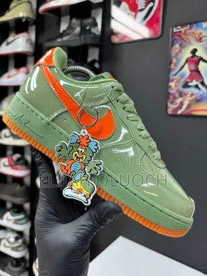 Nike Airforce 1 Premium Oil Green.