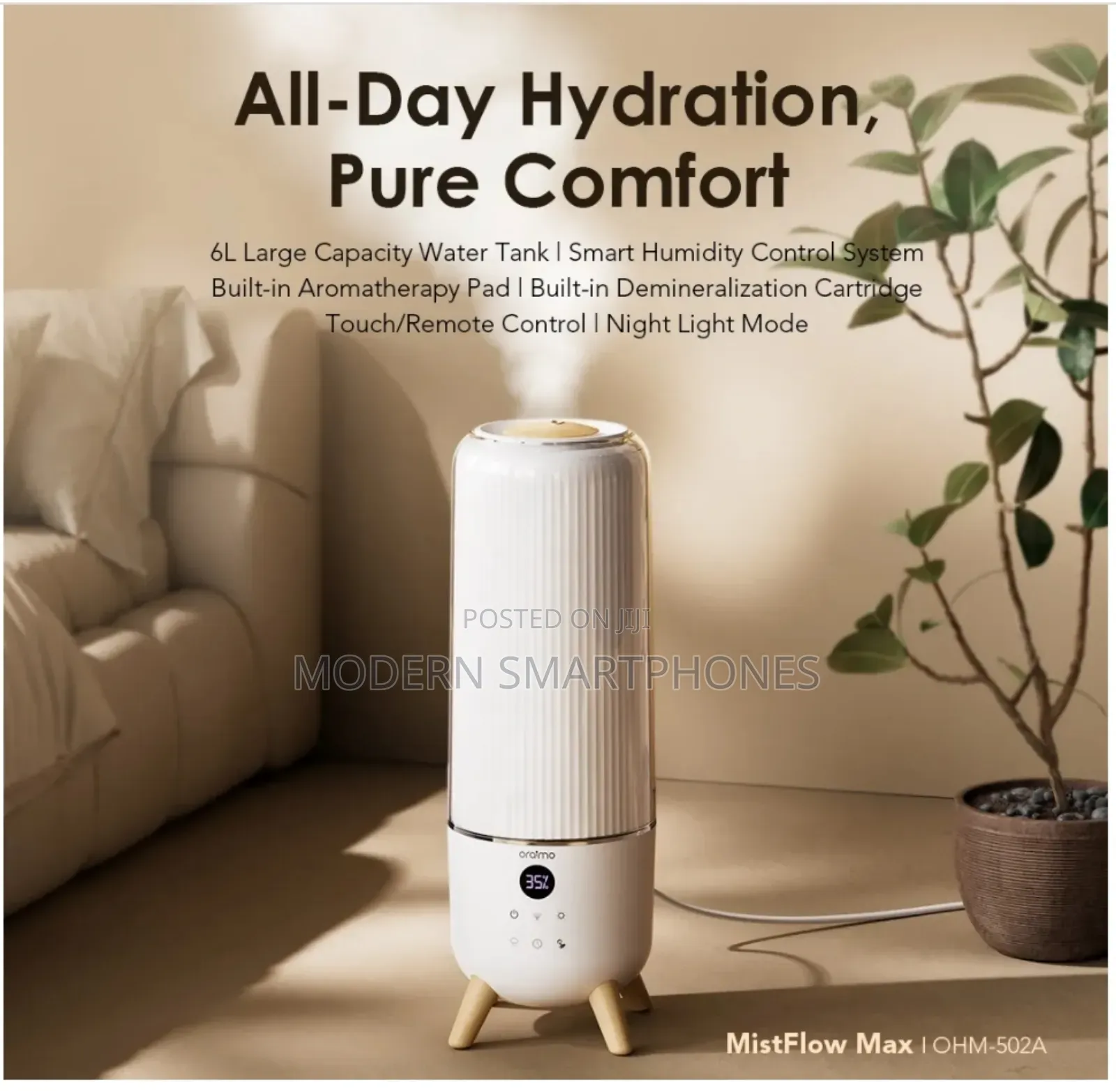Oraimo Mistflow Max 6l Humidifier