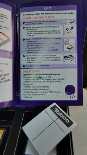 Taboo Board Game