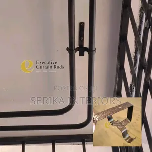 Corner Joint Jua Kali Curtain Rods Environmental Friendly