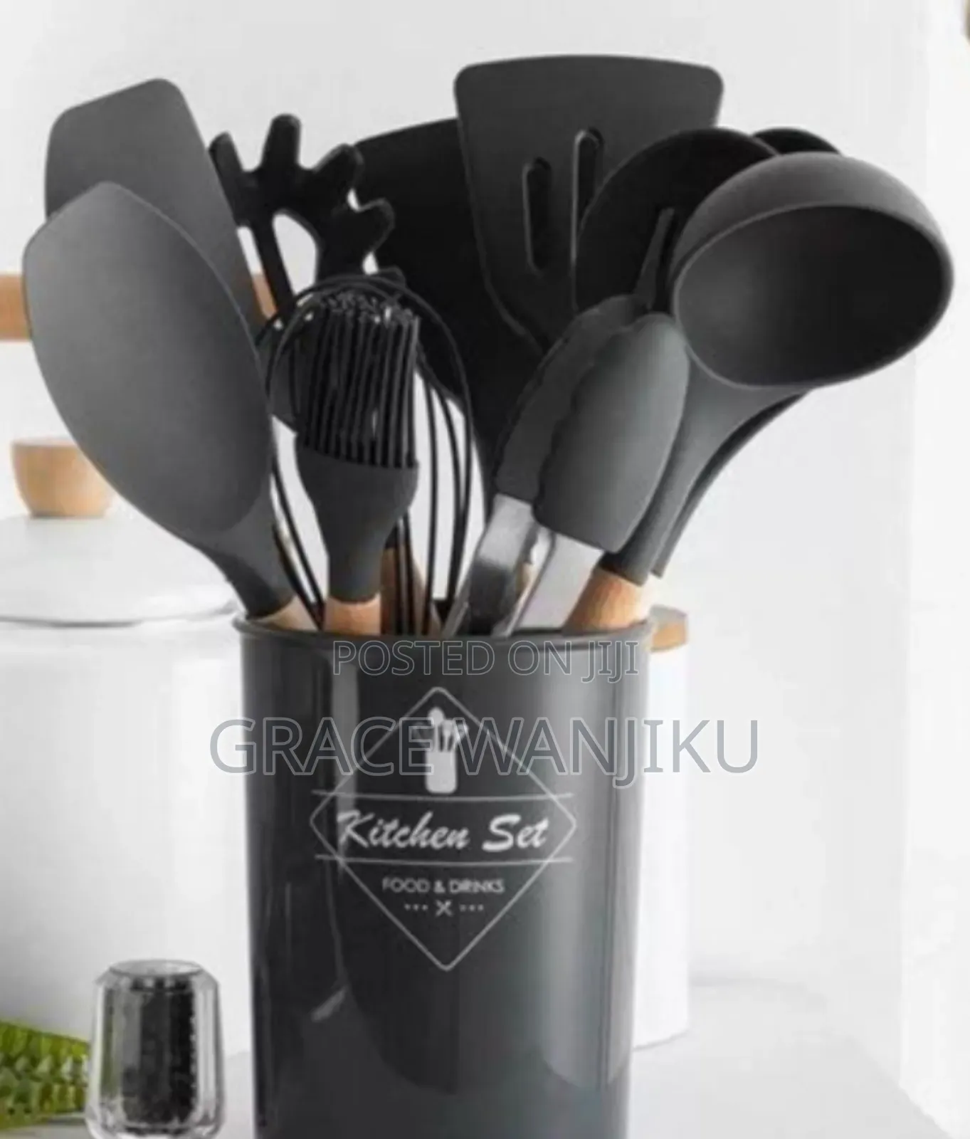*11pc Nonstick Silicon Cooking/Serving Spoon Set