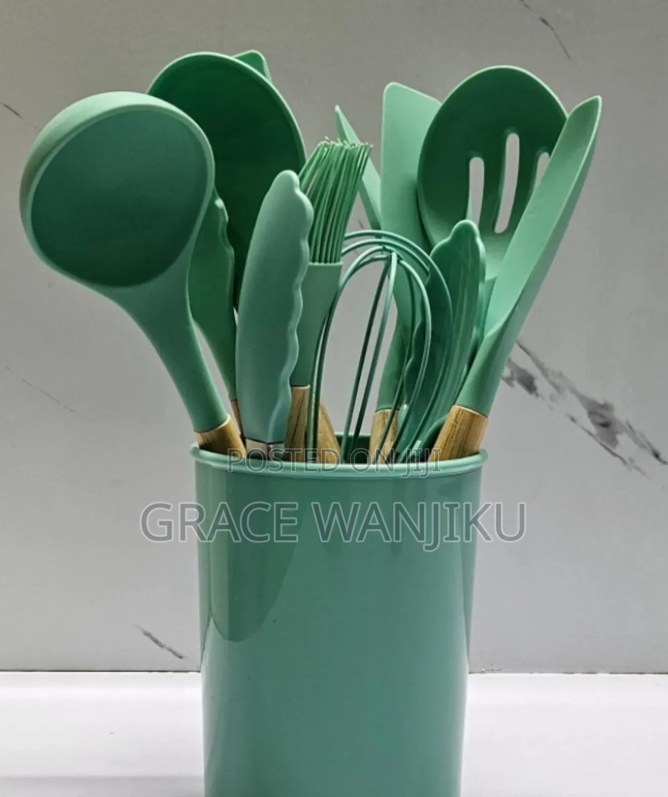 *11pc Nonstick Silicon Cooking/Serving Spoon Set