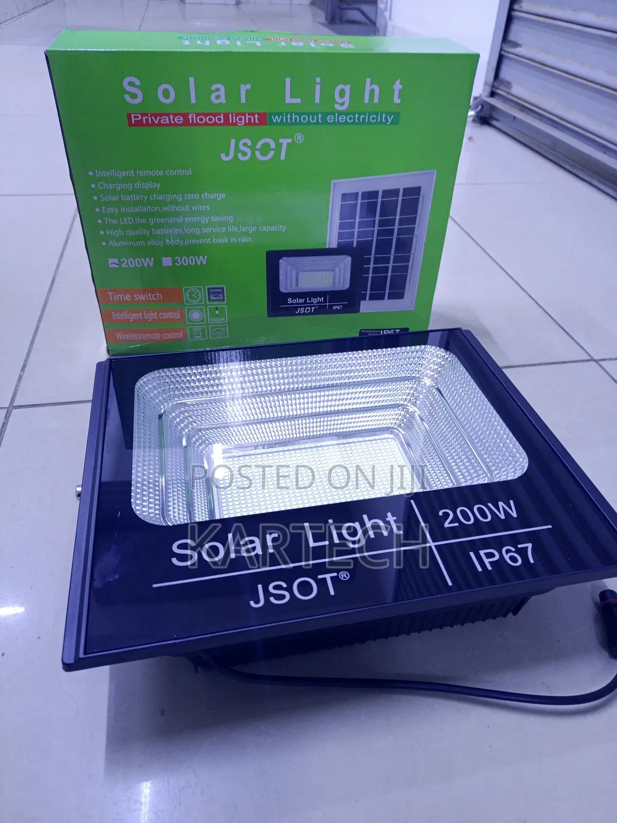 Jsot 200w Led Solar Flood Light