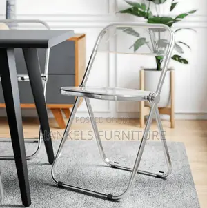 Acrylic Glass Foldable Chair