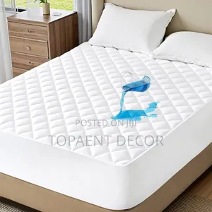 Milk White Essential Sleep Defense Mattress Protector