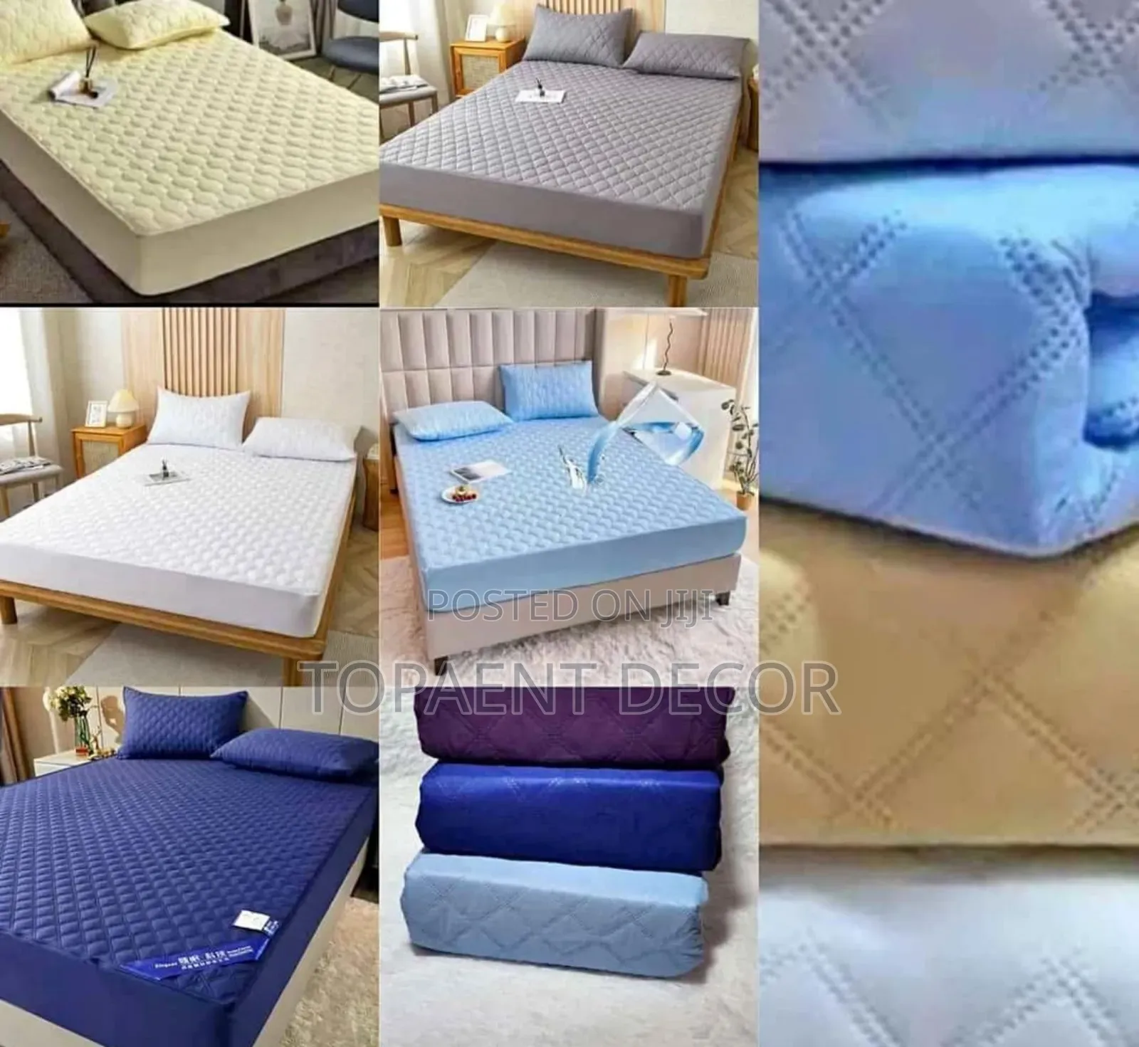 Colourful Bed Sizes Waterproof Mattress Protectors