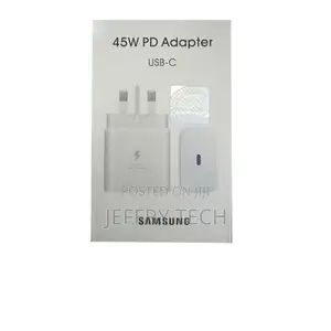 Samsung Galaxy A23 45w Official Super Fast Wall Charger Ada
