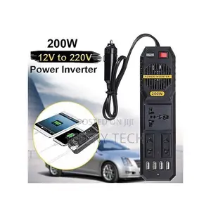 200w Car Power Inverter Dc 12v to 220v Ac Converter 5v 3.1a