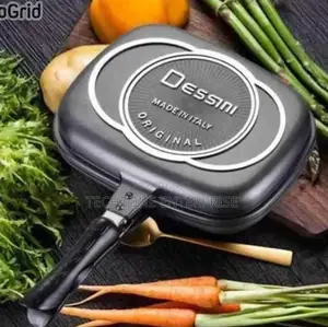 Dessini 40cm Double Sided Grill Non-Stick Pan ;