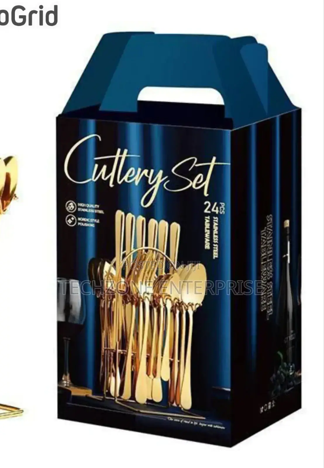 *High Quality 24 PCS Cutlery Set (Gold Colour)*