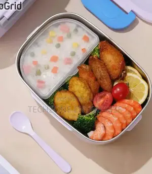 *Portable Electric Stainless Steel Lunch Box *