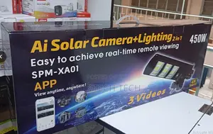 2in1 Ai 4g CCTV Camera + 450 Solar Se