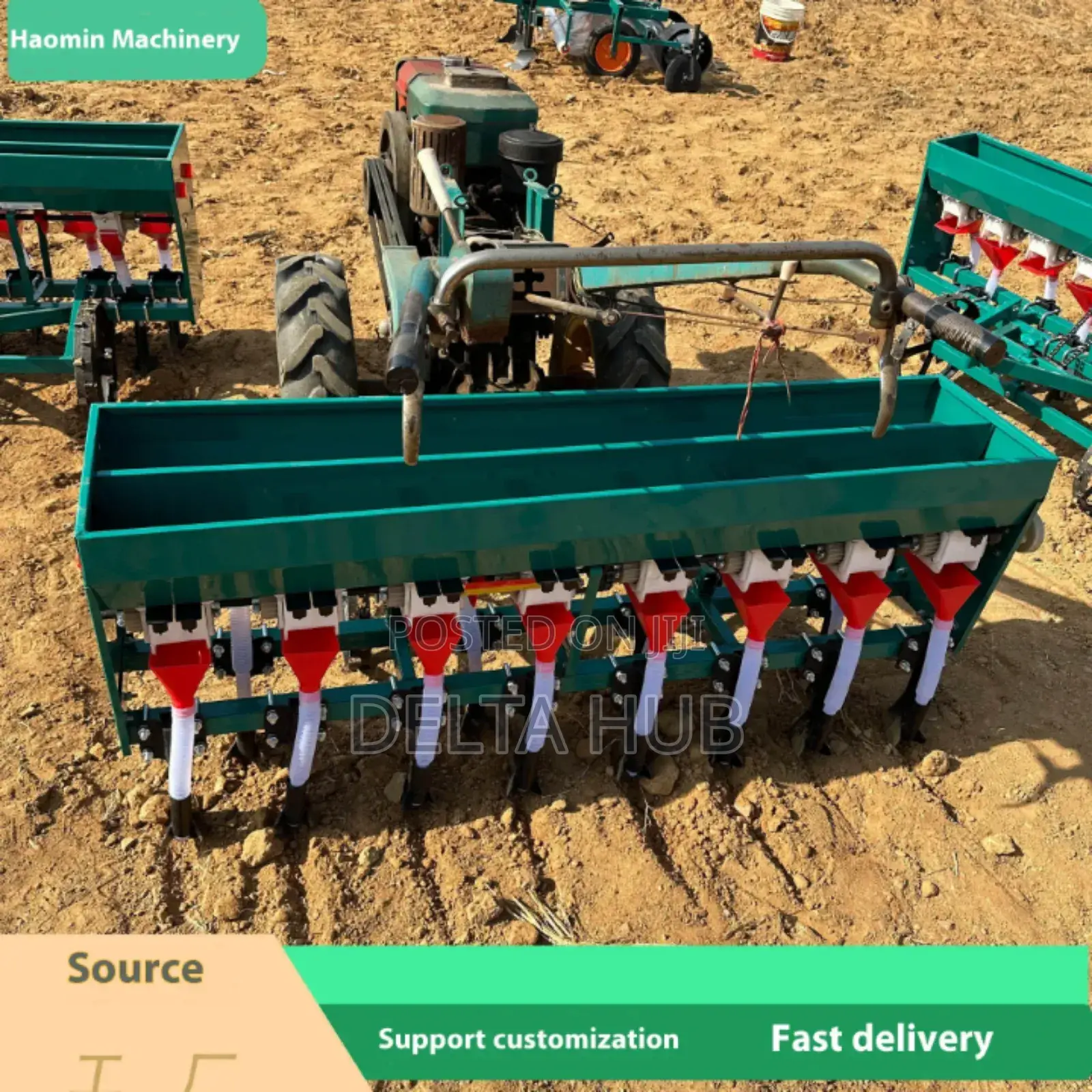 Time-Saving Precision Seeder 4 Beans Fertilizer Integrated