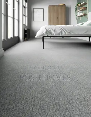 Grey Loop Pile Carpet 4mm Low Maintenance