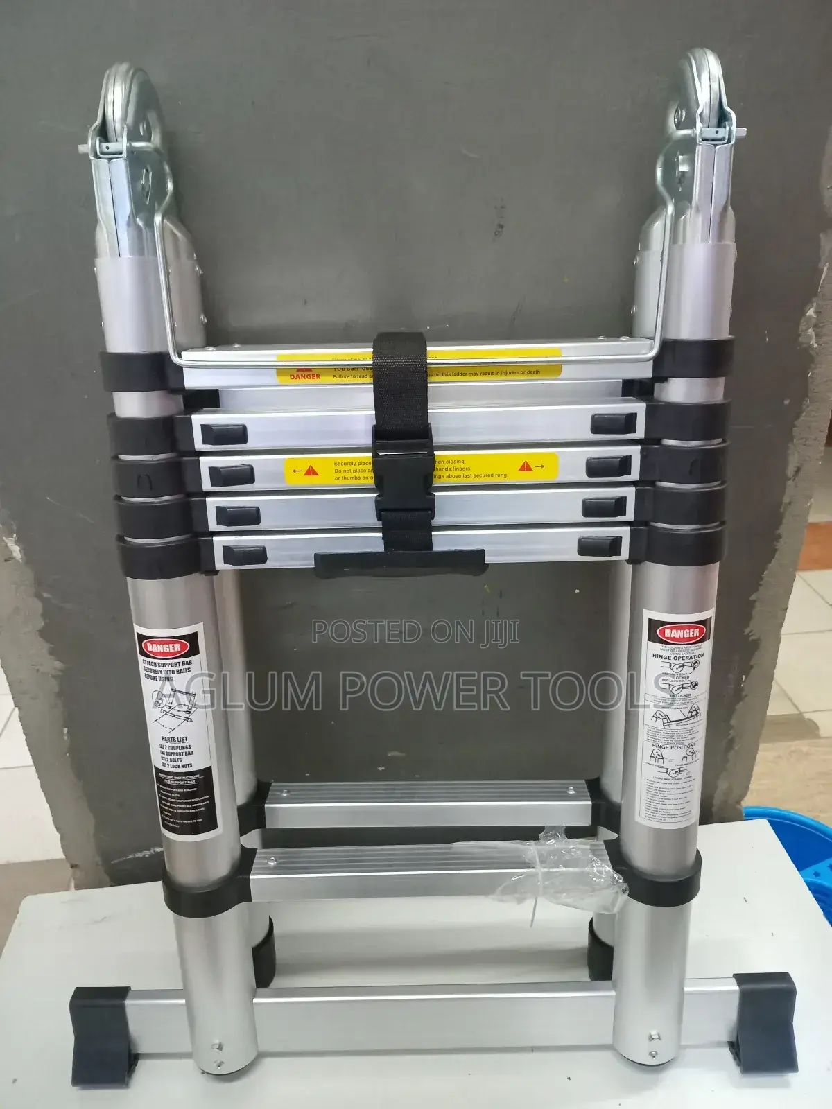Telescopic Ladder Foldable 3.8m
