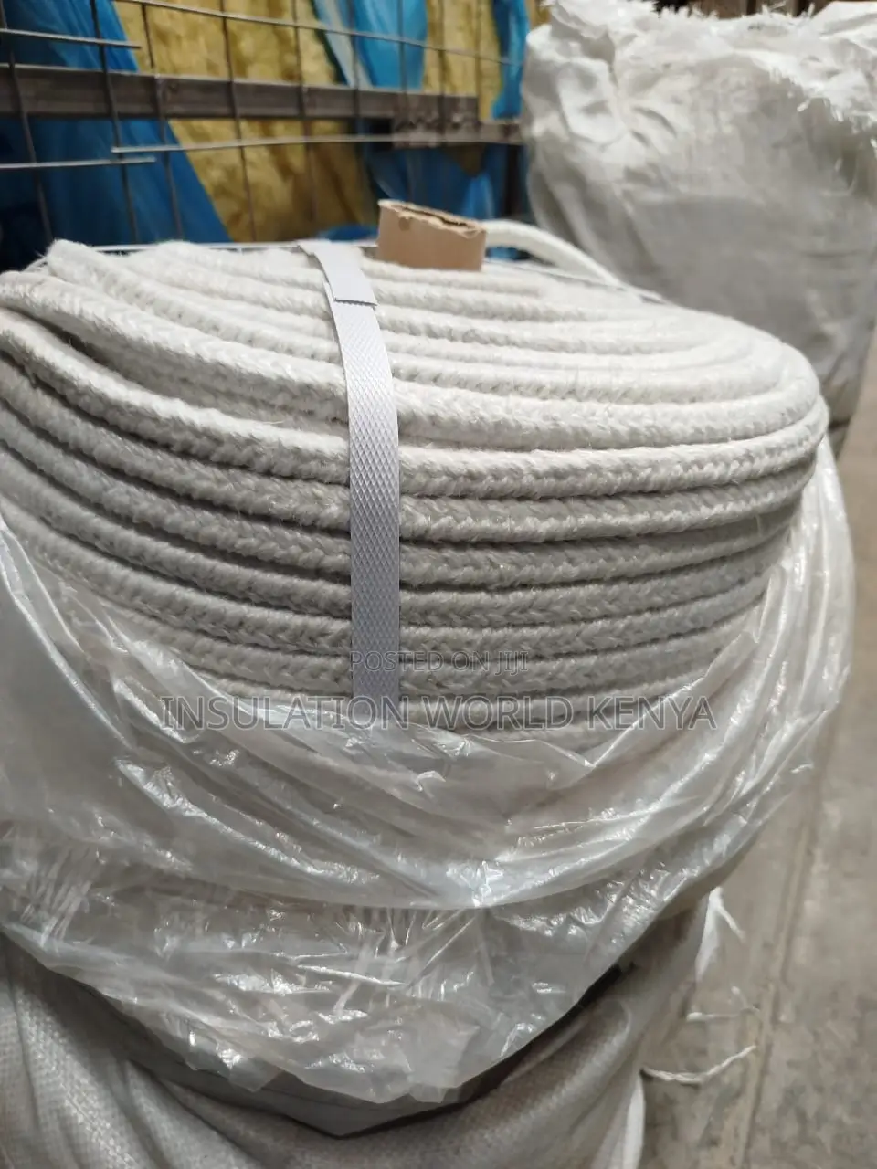 Ceramic Fiber Square Rope–10mmx10mm Diameter–Non-Asbestos