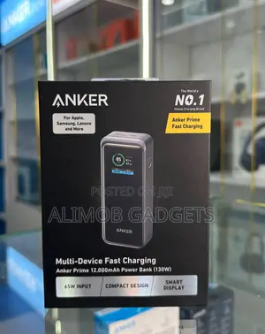 Anker Prime 12,000mah Power Bank (130w) – Compact Powerful