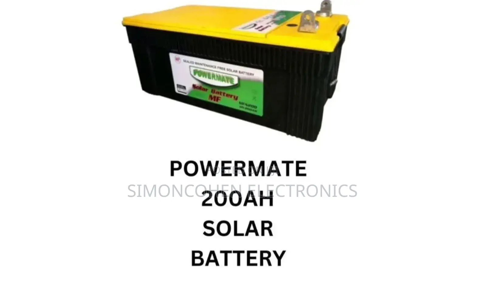 Durable Powermate Solar Battery 200ah