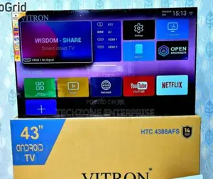 Vitron 43" Full Hd Smart Android Tv Multiple Connectivity;