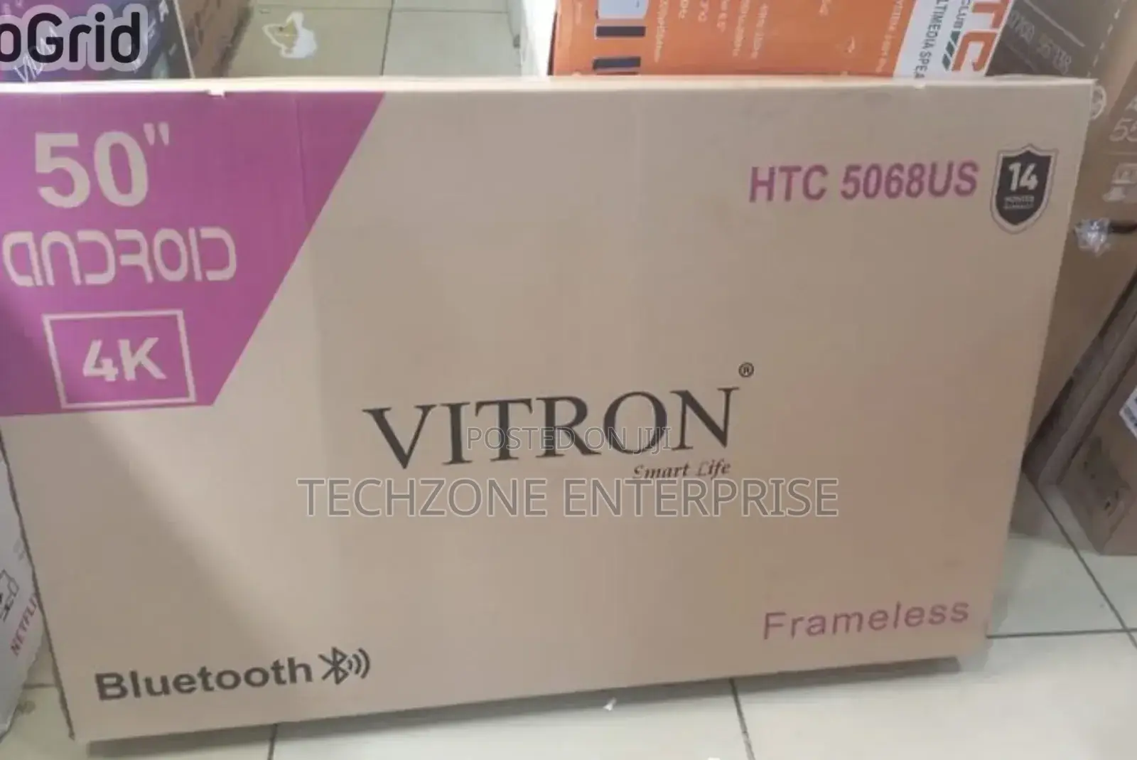 Vitron 50′′Inch Smart Android Tv Multiple Connectivity,