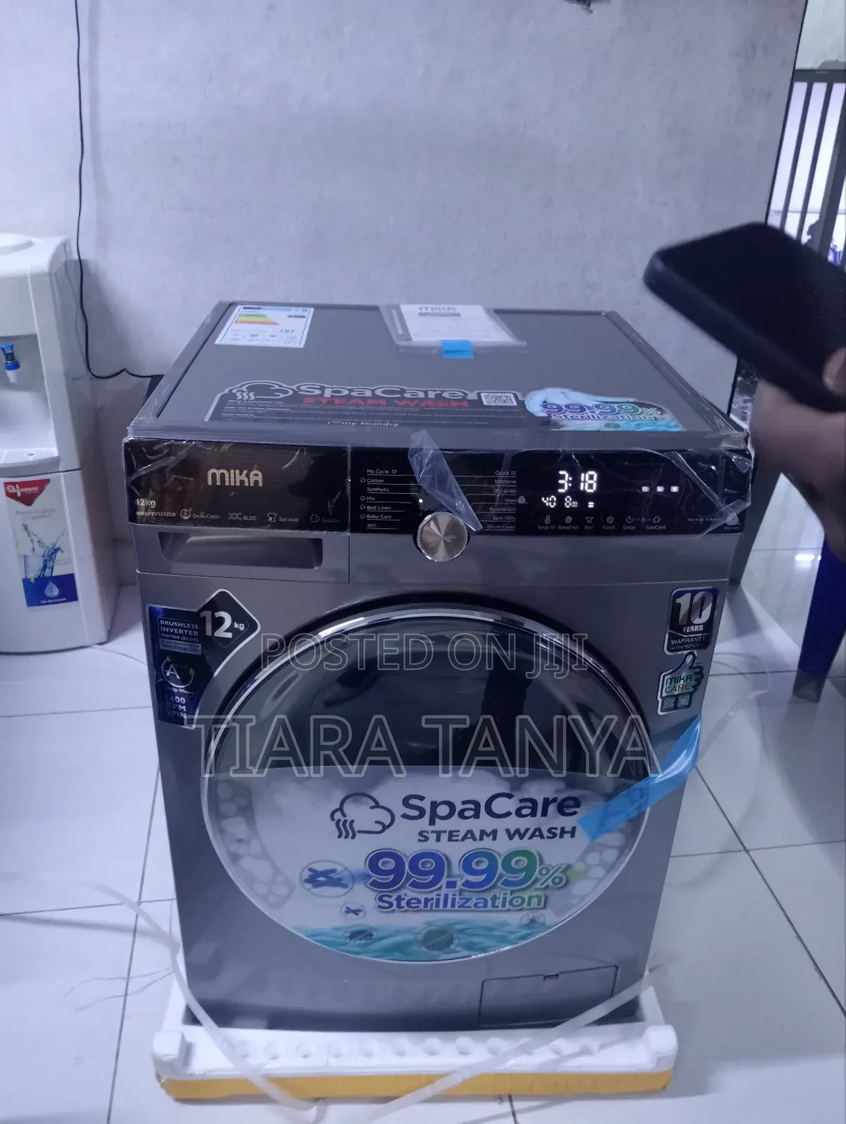 Mika 12kg Mwafsav3212 Front Load Washing Machine Silver