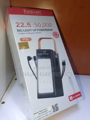 50000mah Excellent Powerbank Big Led Lamp Ideal for Camping