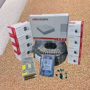 Full Channel Hikvision 8 1080p 2mp CCTV Cameras Full Package