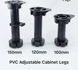 PVC Adjustable Furniture Legs 15 Cm