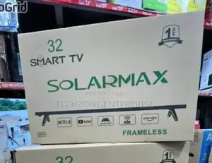 Solarmax 32 Inch Smart Android Led Tv Frameless Bt