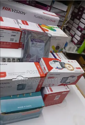 Hikvision 8-Camera Kit Ooutdoor/Indoor/Bullet/Dome Colors
