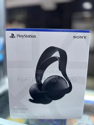 Black Pulse Elite Gaming Headphones /Ps5 And Ps4