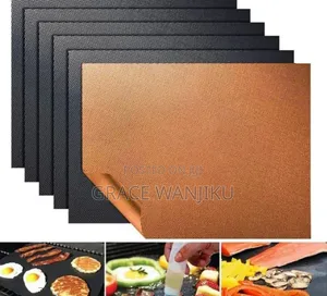 *Non-Stick BBQ Grill Mats