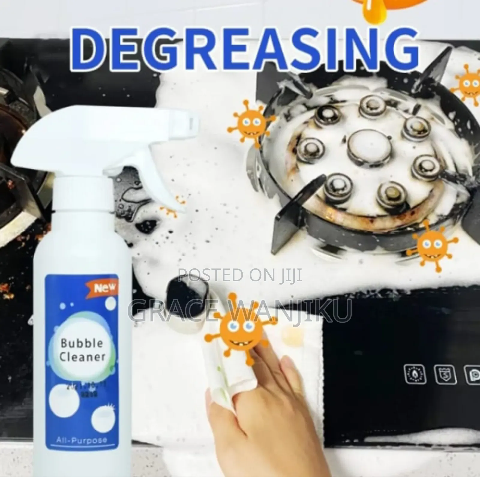 Kitchen Grease Cleaner Rust Remove