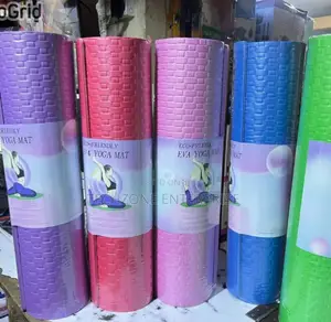 Non-Slip Yoga Mat 8 Mm Thick Yoga Mat ;
