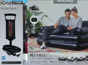*5 In1 Inflatable Multifunction Sofa-Bed With Manual Pump,*