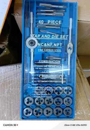 40pcs Tap and Die Combination Set