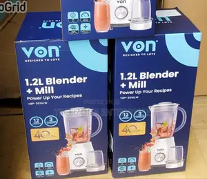 Von 2 in 1 Blender and Mill With 1.5l Jar