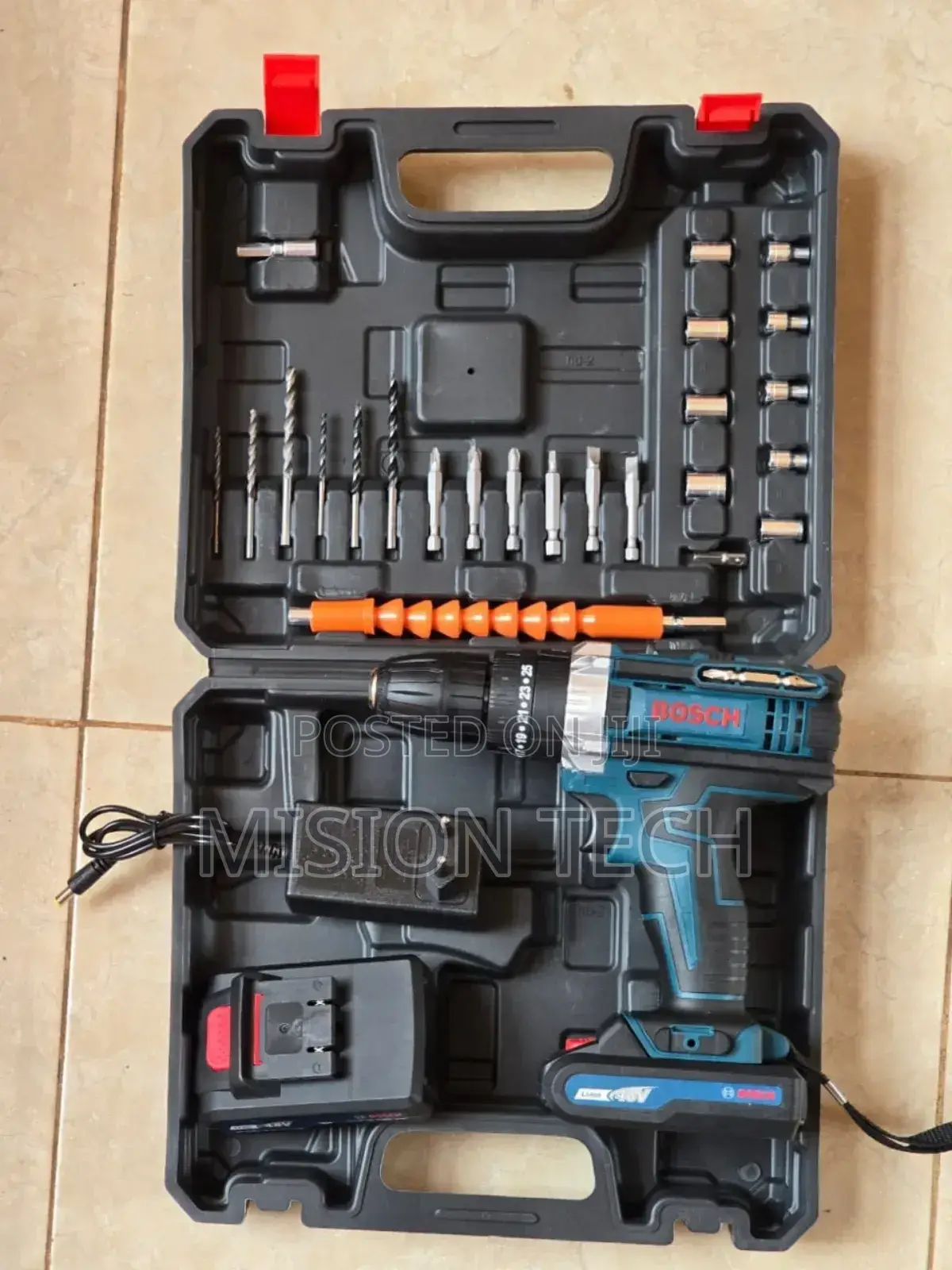 Bosch Cordless Drill
With Accessories** 