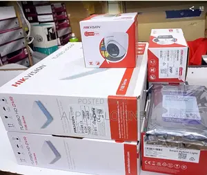 2mp 8 Hikvision 8 Channel DVR Kit With 8 CCTV Cameras
