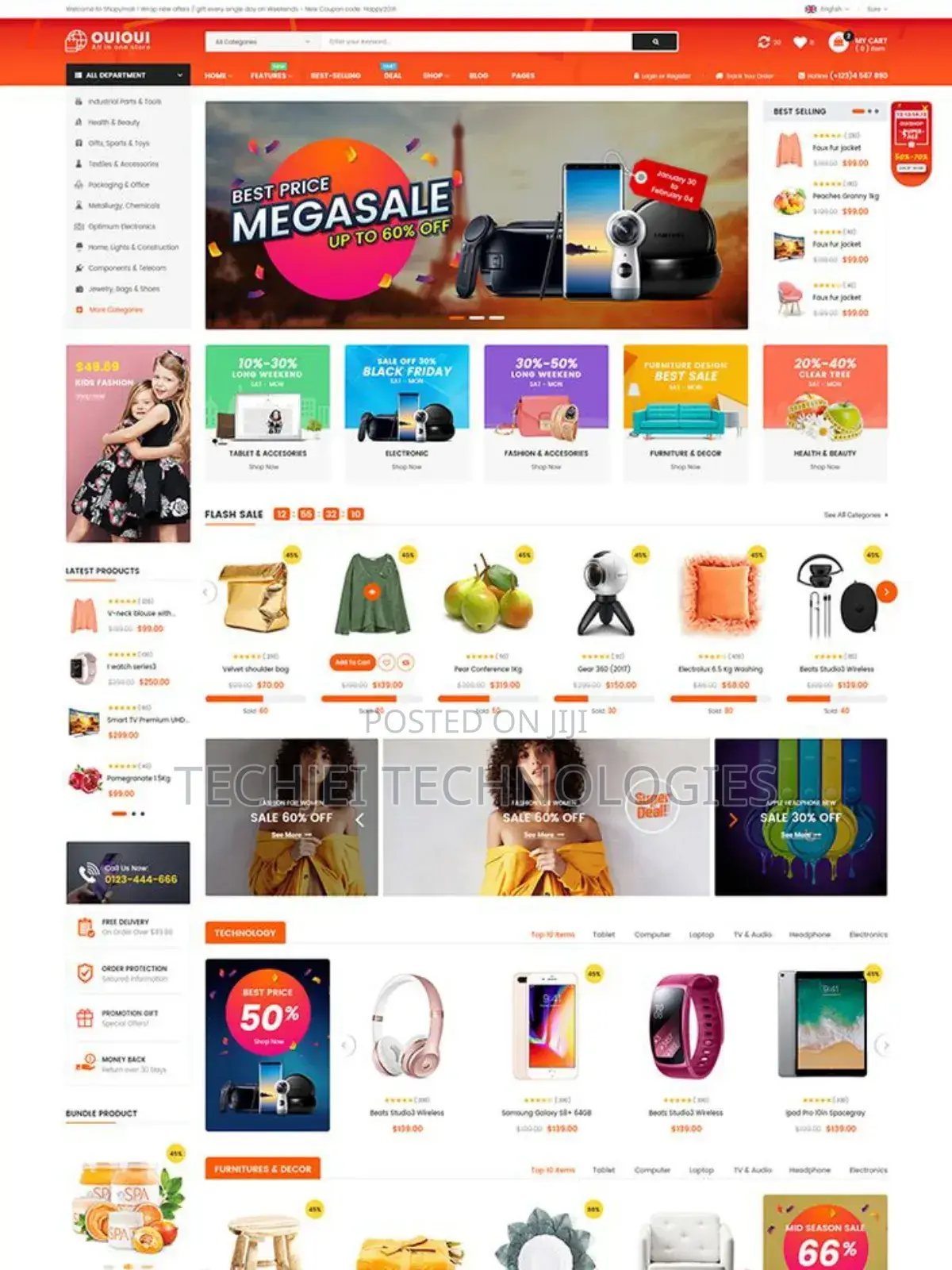 E-commerce/Shopping Web System Developer