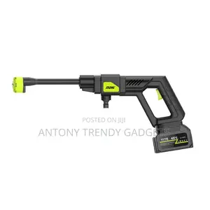 Portable Pressure Washer – 6-in-1 Nozzle + Battery